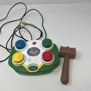 Whac A Mole Plug & Play TV Game 2005 Hasbro MB - Tested W/ Hammer